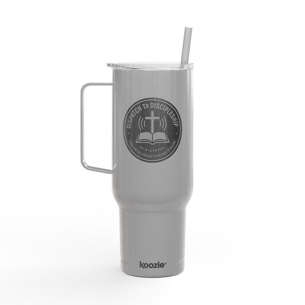 Thumbnail: Dispatch to Discipleship logo Tumbler | 40oz Engraved Stainless Travel Mug
