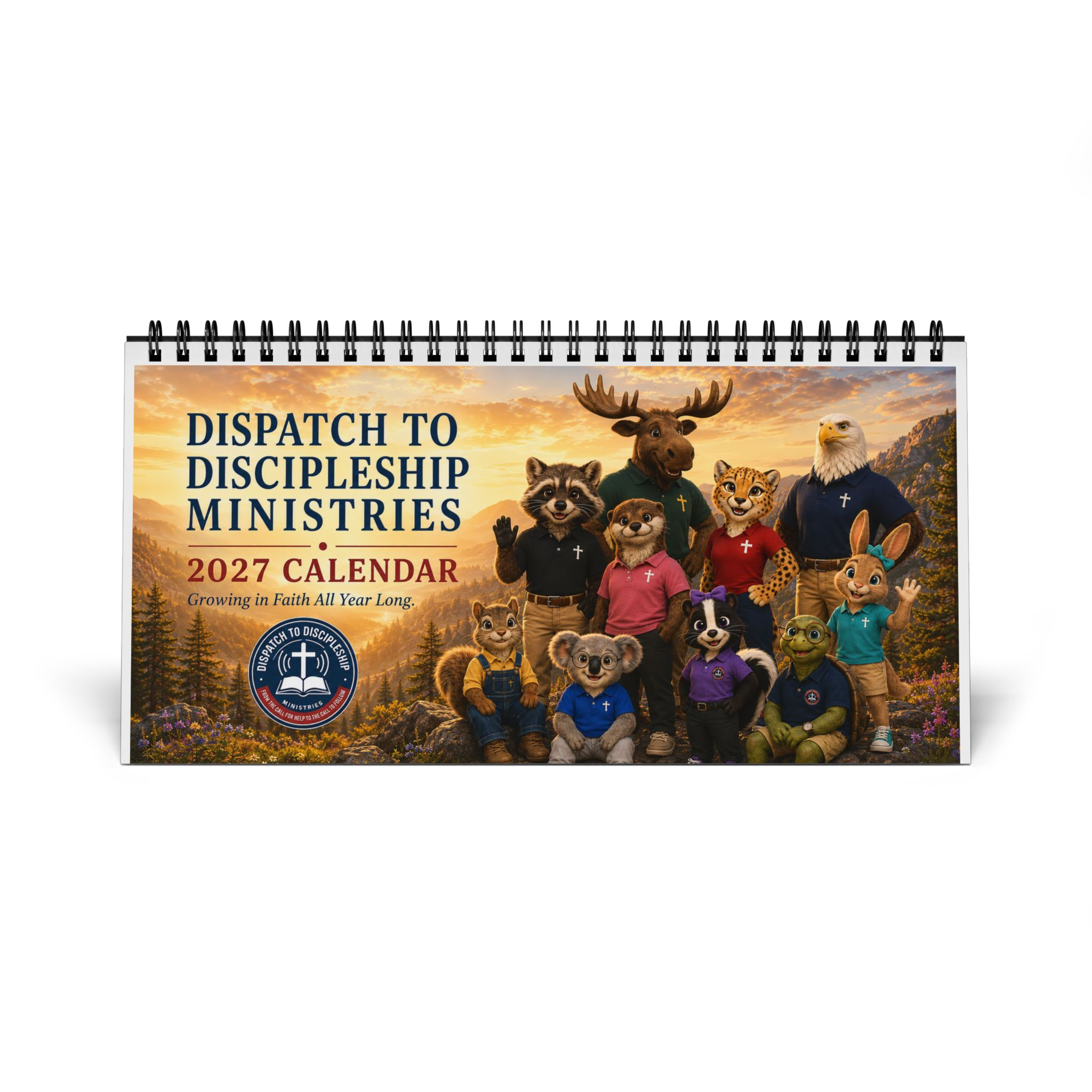 2027 Dispatch to Discipleship Ministries Desktop Calendar