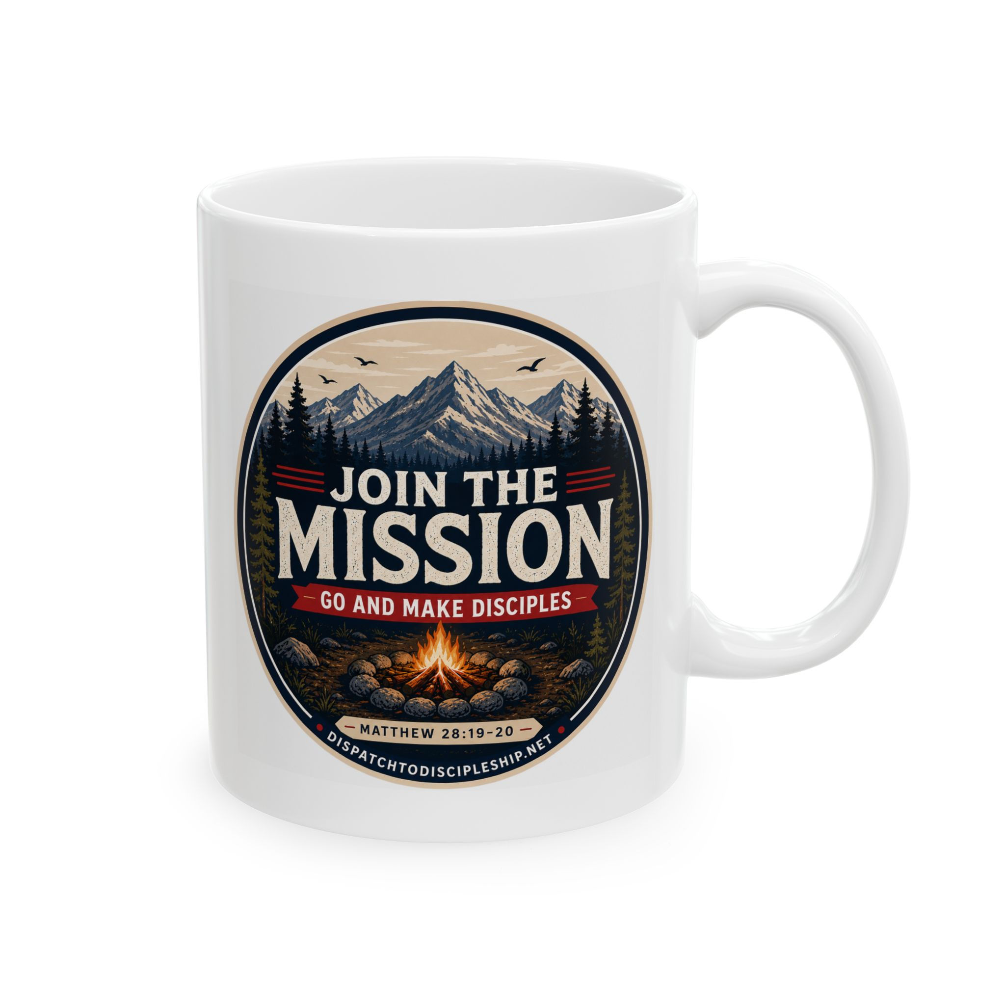 Dispatch Ship Mission Badge Mug