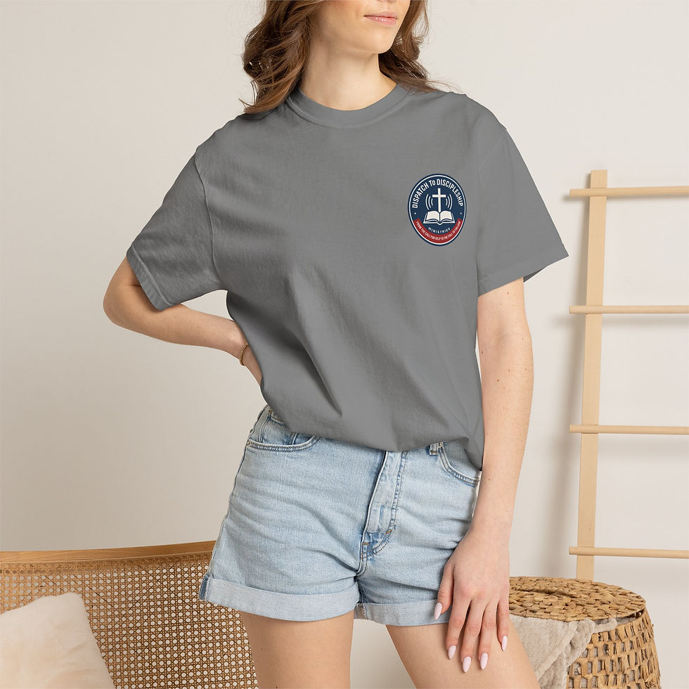 Miniatura: Christian Faith T-Shirt — "Count the Cost" Luke 14:28 Graphic