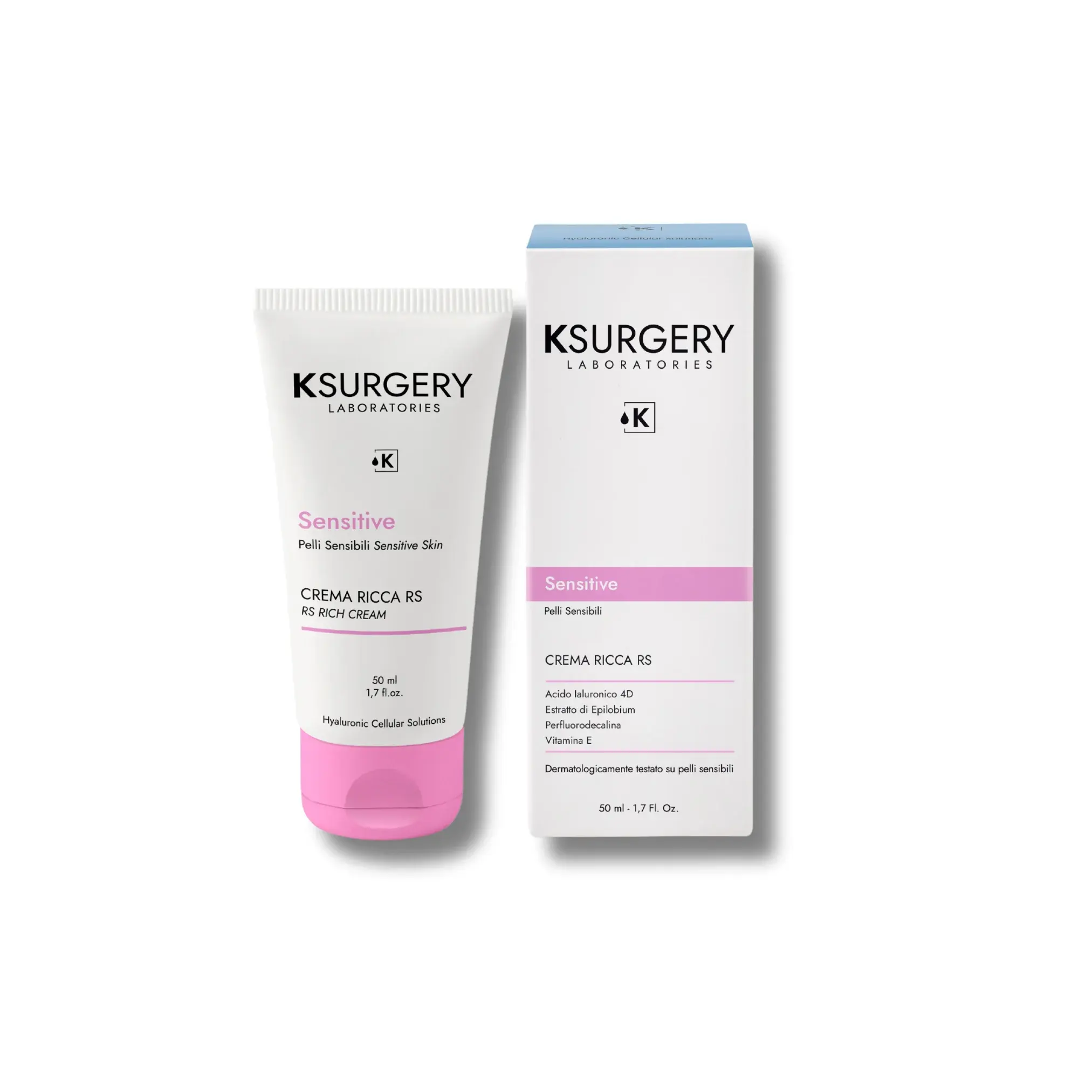 Ksurgery Crème Ricca RS sensitive couperose line met SPF15