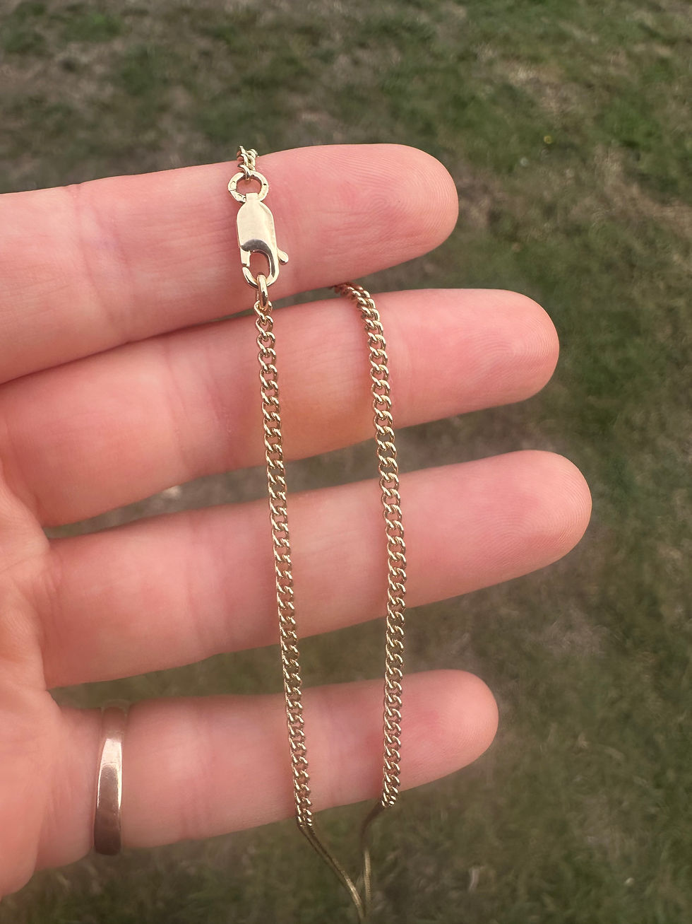 Thumbnail: 9ct gold curb chain