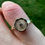 Thumbnail: Clogau 9ct gold rose diamond pinky ring
