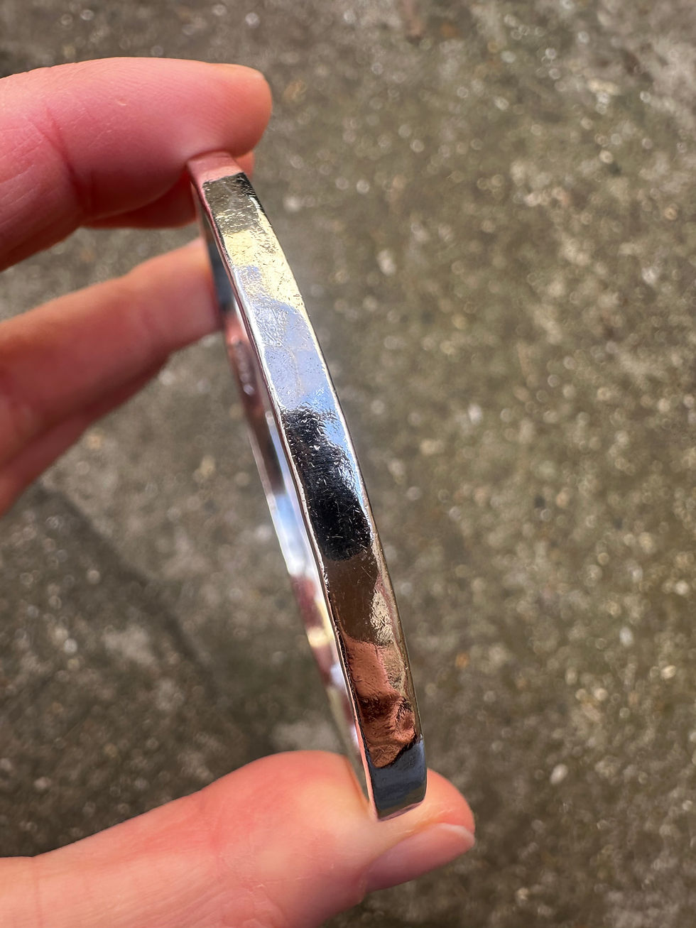 Thumbnail: Sterling silver bangle