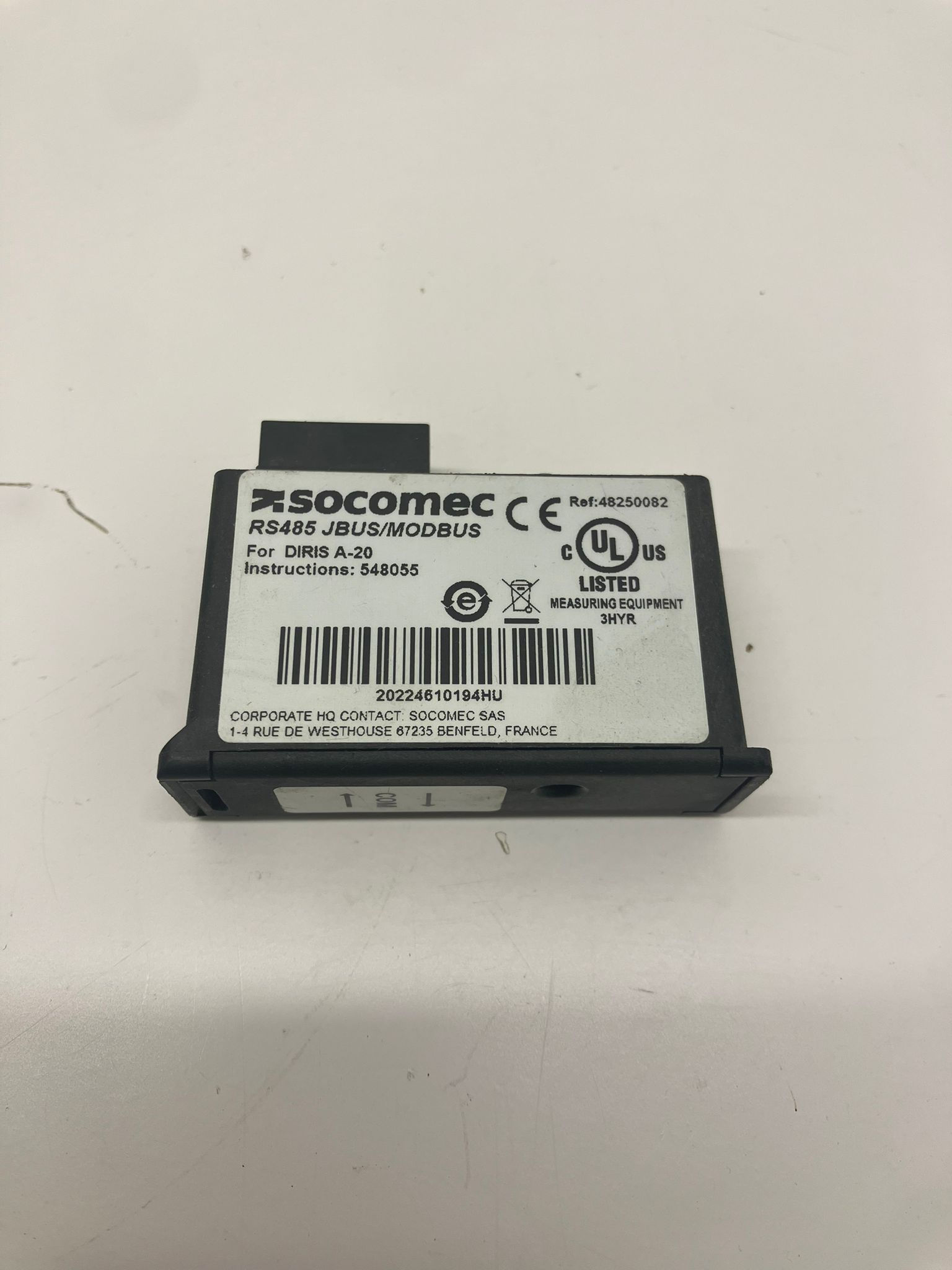Socomec RS485 JBUS/MODBUS
