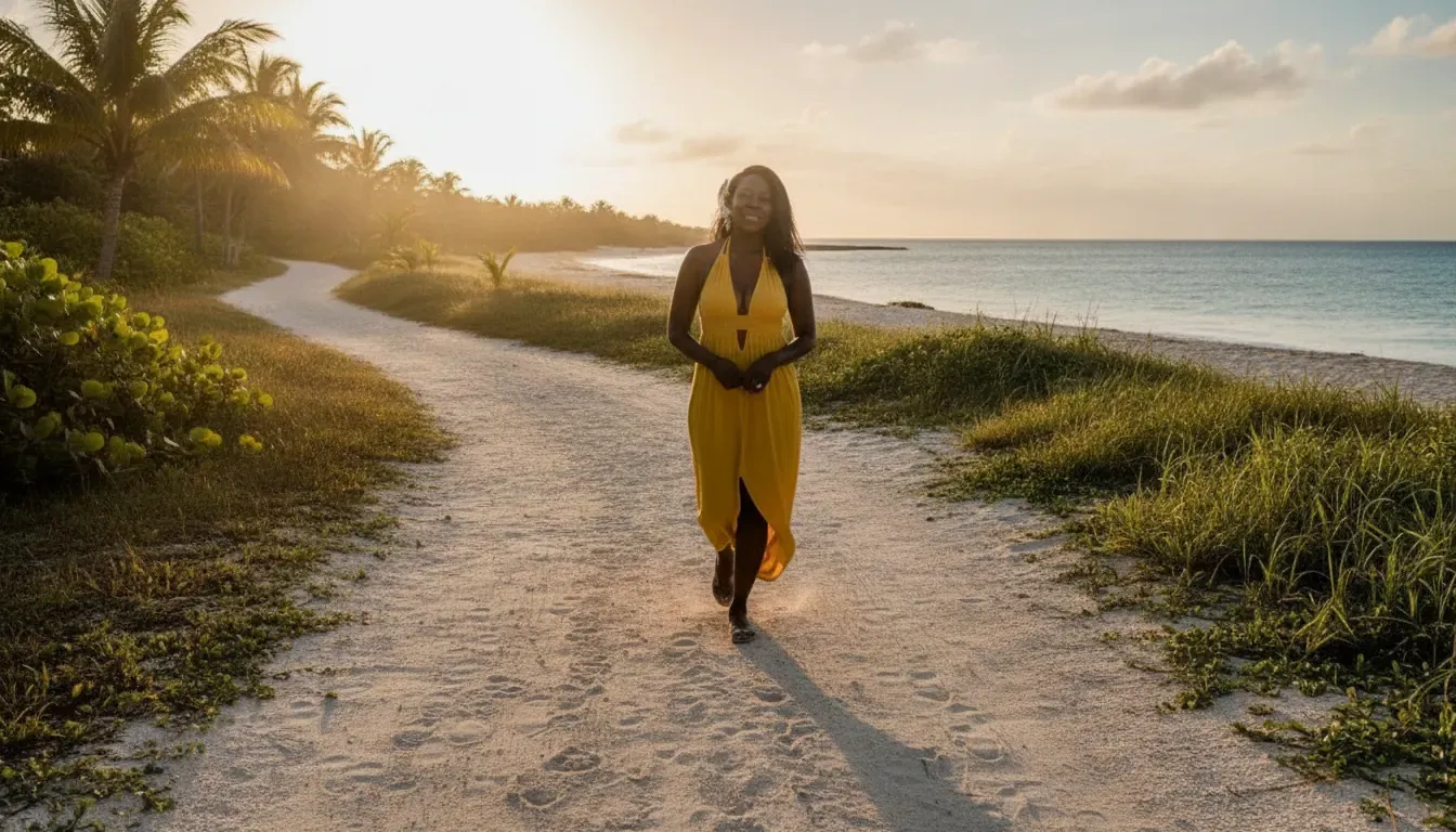 High-capacity professional taking a grounded walk while exploring nervous system depletion and burnout