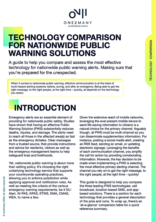 Resources One2many Cell broadcast display app will not work with these phones. resources one2many