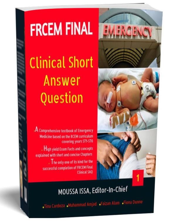 Thumbnail: FRCEM Final-Clinical SAQ 2020 Edition, Full Colour Volume 1&2 