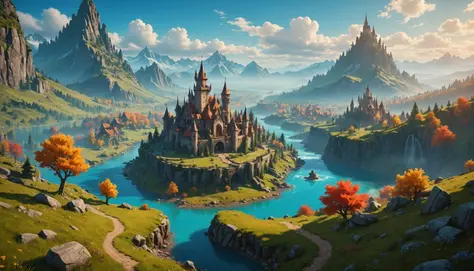 Unveiling the Secrets of Open-World Game Worldbuilding