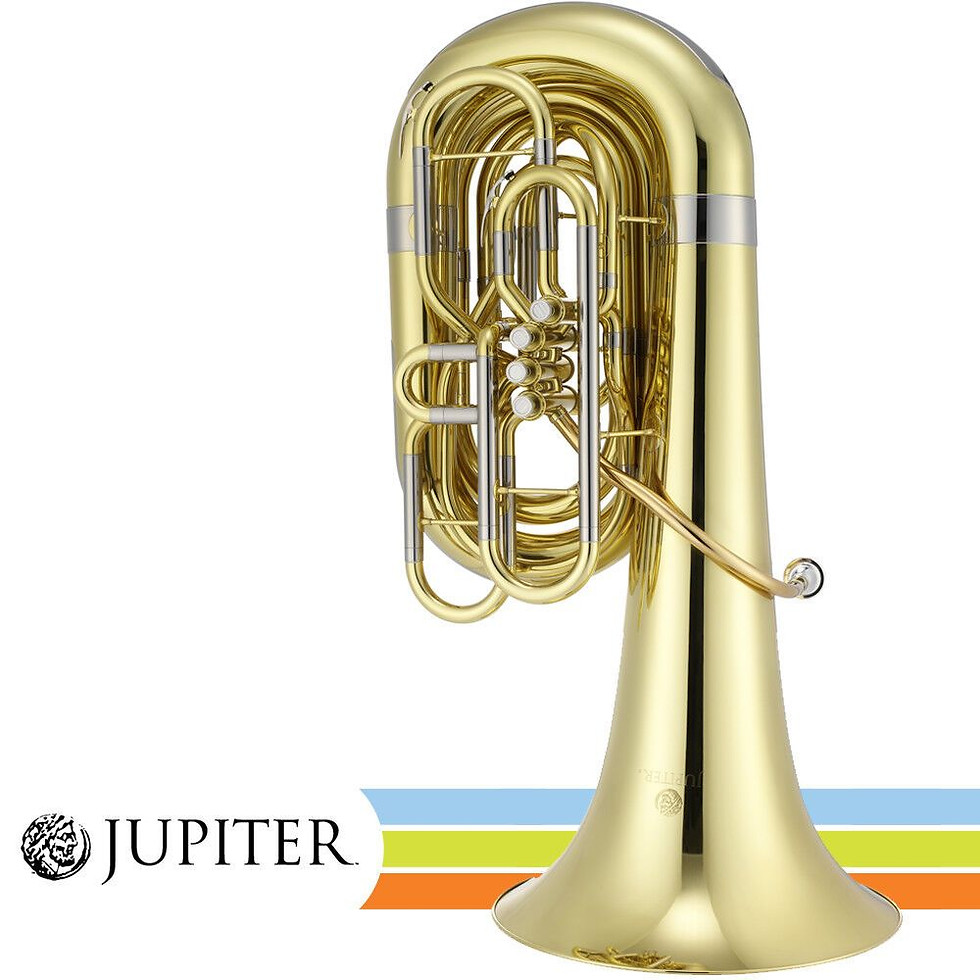 Miniatura: Jupiter JTU1110  4-Pistos  BBb Tuba Laqueada