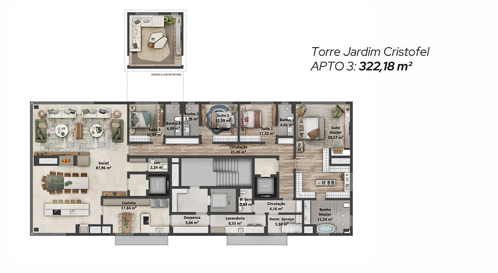 EITION MOINHOS Torre Jardim Cristofel APTO 3