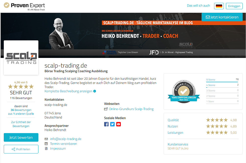 scalp-trading.de Börse Trading Scalping Coaching Ausbildung