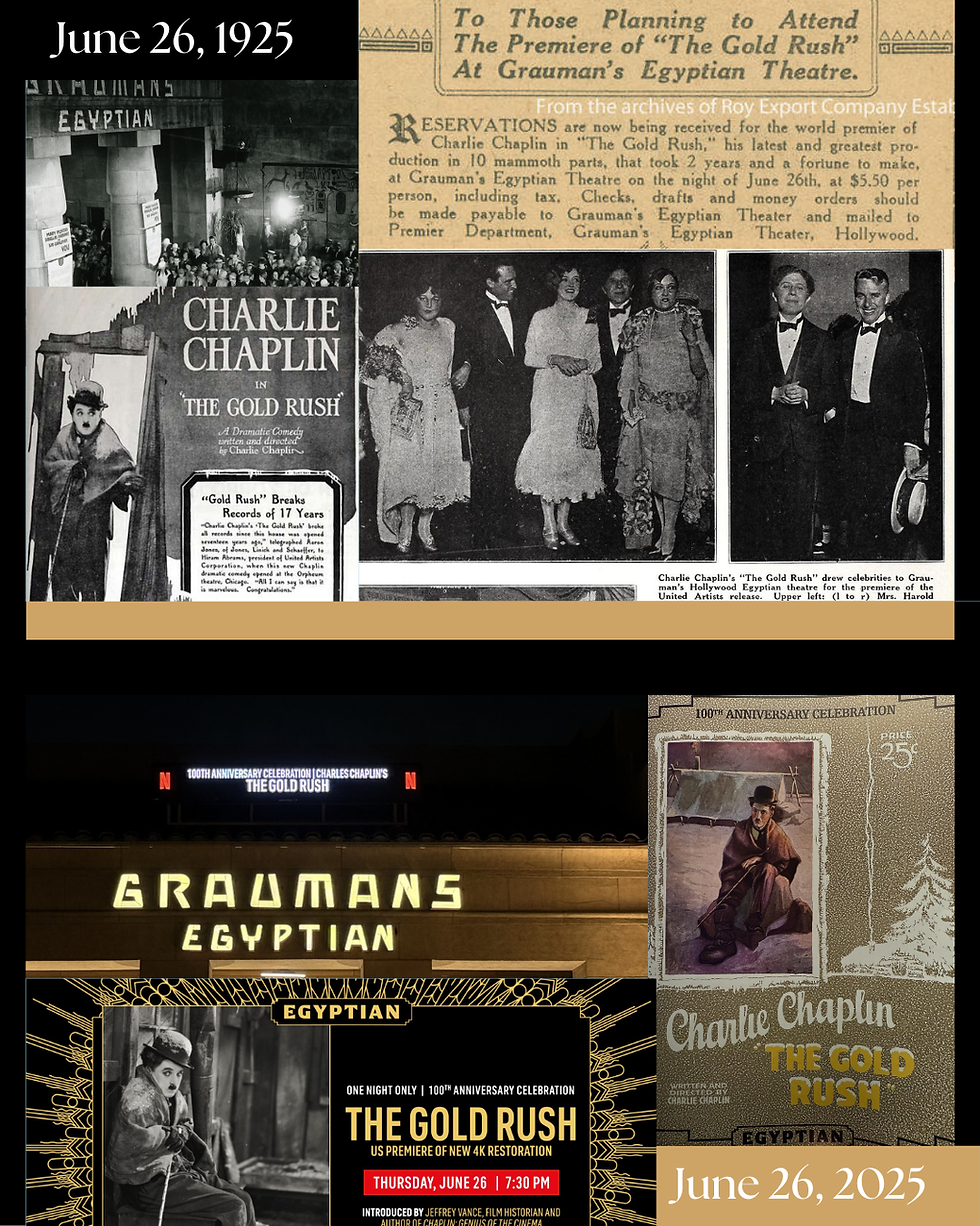 Celebrating the 100th anniversary of Charlie Chaplin's The Gold Rush 