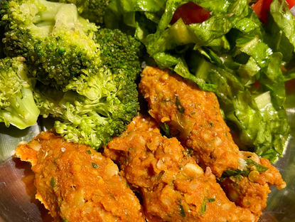 Tyrkiske linsefrikadeller - Mercimek köfte