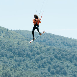 Kitesurf jump