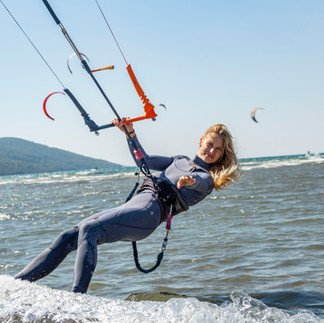 kitesurfing