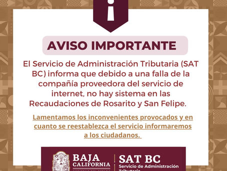 ATIENDE SECRETARÍA DE HACIENDA FALLA DE PROVEEDOR DE INTERNET EN RECAUDACIÓN DE RENTAS