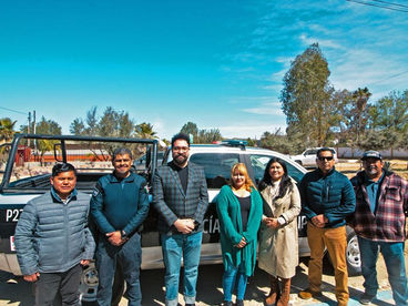 DARĆO BENĆTEZ REAFIRMA COMPROMISO POR LA SEGURIDAD DE LAS DELEGACIONES CON ENTREGA DE UNIDAD