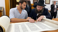 New Sefer Torah dedication in Limassol, Cyprus 2022