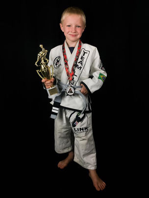 Team Link Northampton's youngest gold medalist - Parker Dion