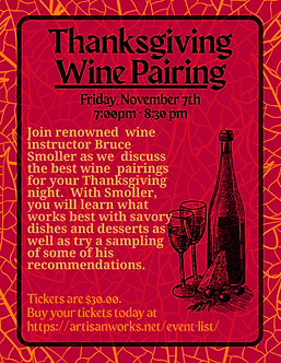 Thanksgiving Wine Pairing Promo Flyer_ed