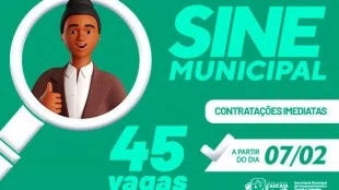 Sine Municipal de Caucaia anuncia 45 novas vagas de empregos