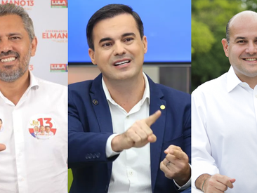 Pesquisa AtlasInstel, com votos válidos, mostra Elmano 45,1%; Capitão tem 33,6%, e Roberto Cláudio