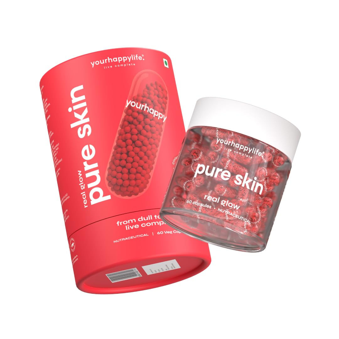 YourHappyLife Advanced L-Glutathione Glow-Up Skin Capsules with NAC for Brigh...