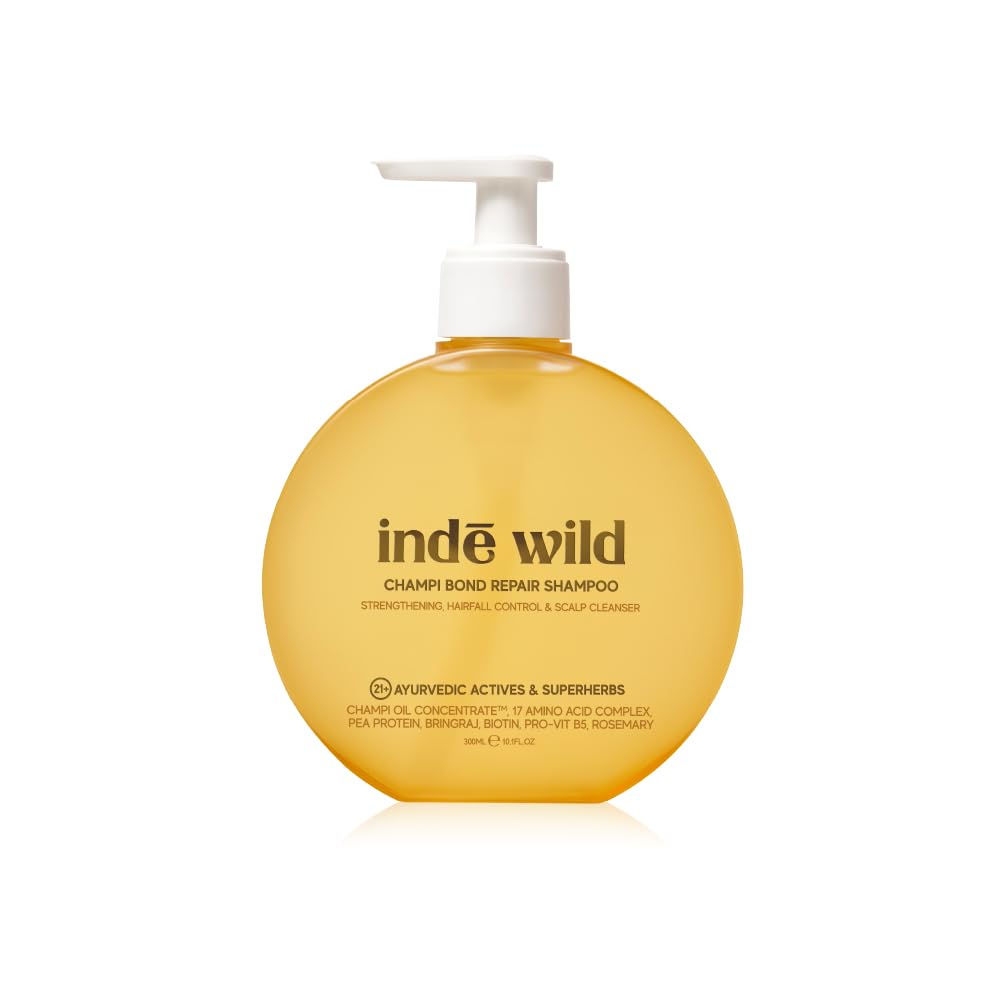 indē wild Champi Bond Repair Shampoo | 17 Amino Acid Complex™, Pea Protein, P...