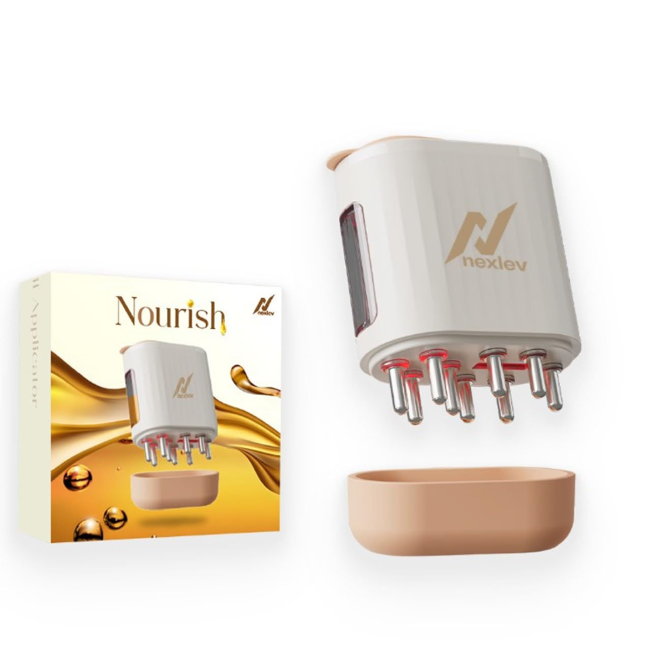 NexLev LED Therapy Oil Applicator | Reduce Dandruff | Improve Hair Growth | E...