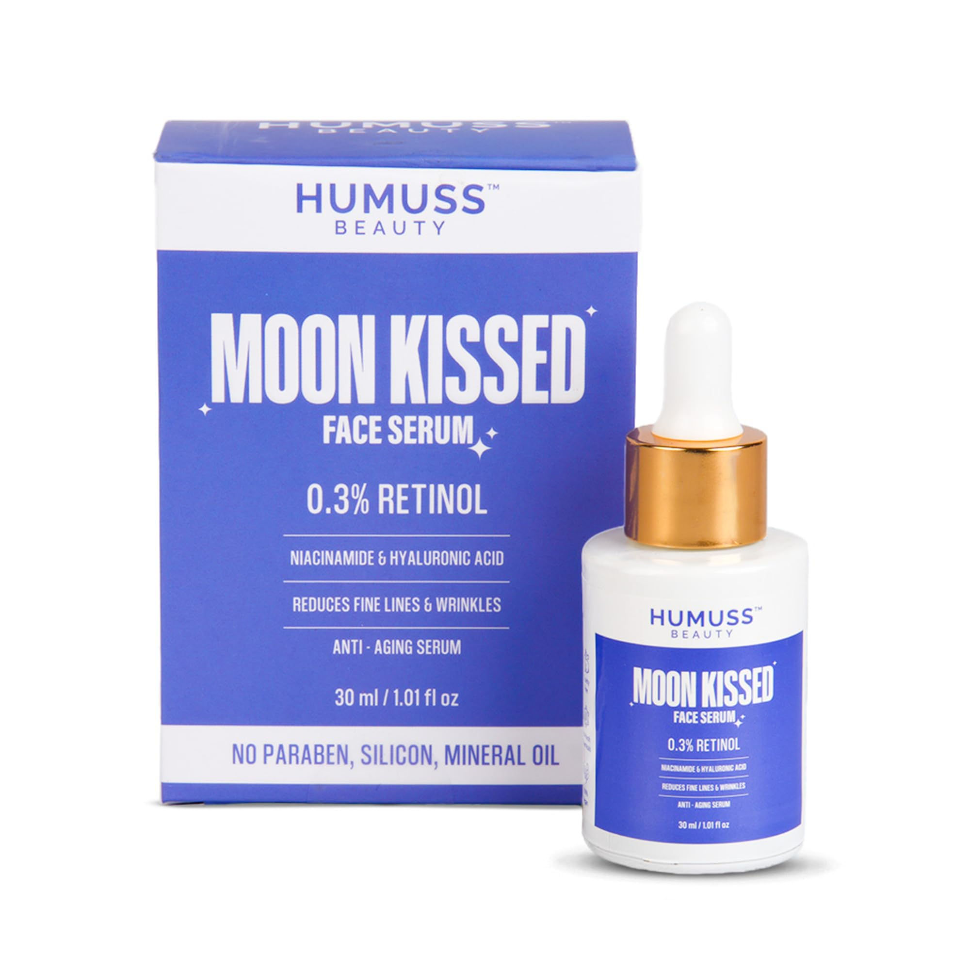 Humuss Beauty Moon Kissed 0.3% Retinol Anti-Aging Serum | Dermatologist Recom...