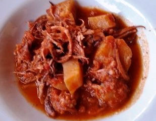 Moscardini e patate in umido