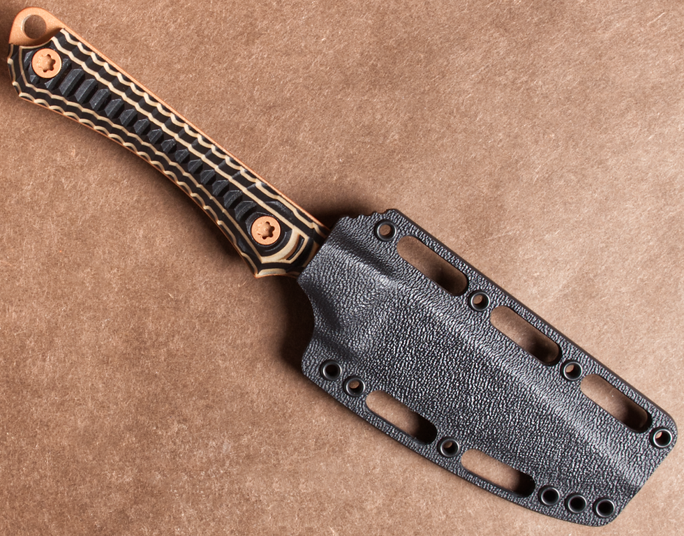 Thumbnail: Slim Scout - AEB-L, Art Deco, Copper Cerakote, Kydex