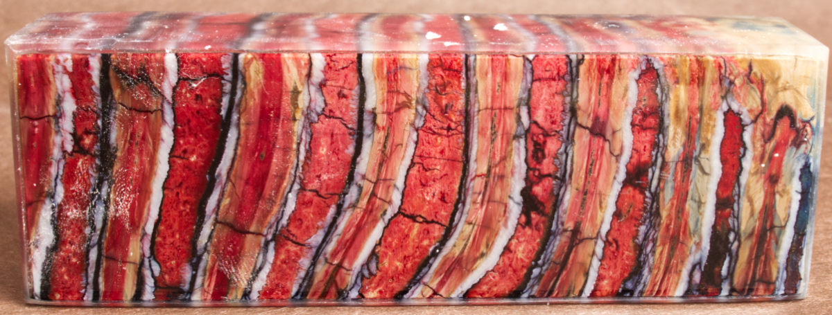 5.2" x 1.7" x 1.25" Stabilized Mammoth Molar Block 260468