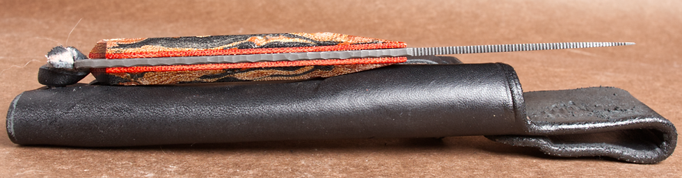 Thumbnail: Slim Scout - CPM MagnaCut, Orange Camo, Acid Etched Stonewashed, Rock Grind