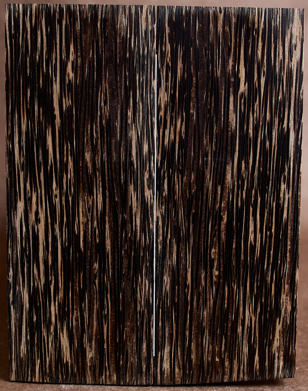5" x 2" x 0.31" W-10 Stabilized Black Palm Scales 261233