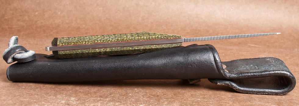 Thumbnail: Slim Scout - CPM MagnaCut, OD/Natural Micarta, Satin