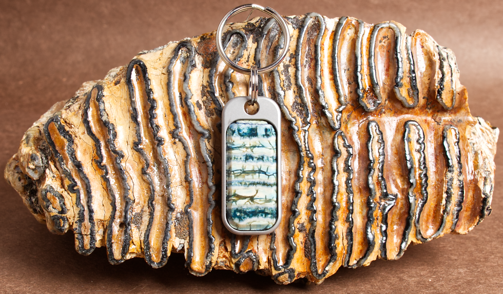 Thumbnail: Mammoth Tooth Keychain 260905
