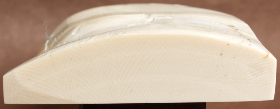 Thumbnail: 6 x 2.75 x 0.44 - 0.7" Interior Mammoth Tusk Block 260850