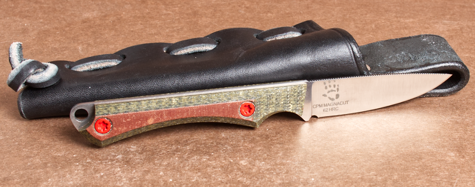 Thumbnail: Slim Scout - CPM MagnaCut, OD/Natural Micarta, Satin