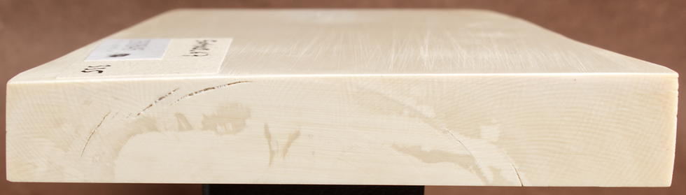 Thumbnail: 5 x 4 x 0.67" Interior Mammoth Tusk Block 260846