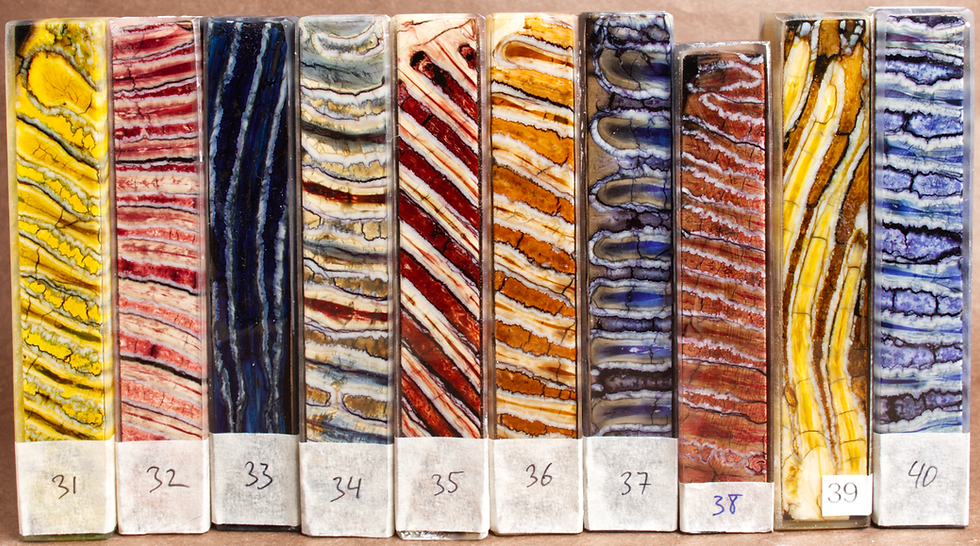 Thumbnail: Stabilized Mammoth Molar Pen Blanks