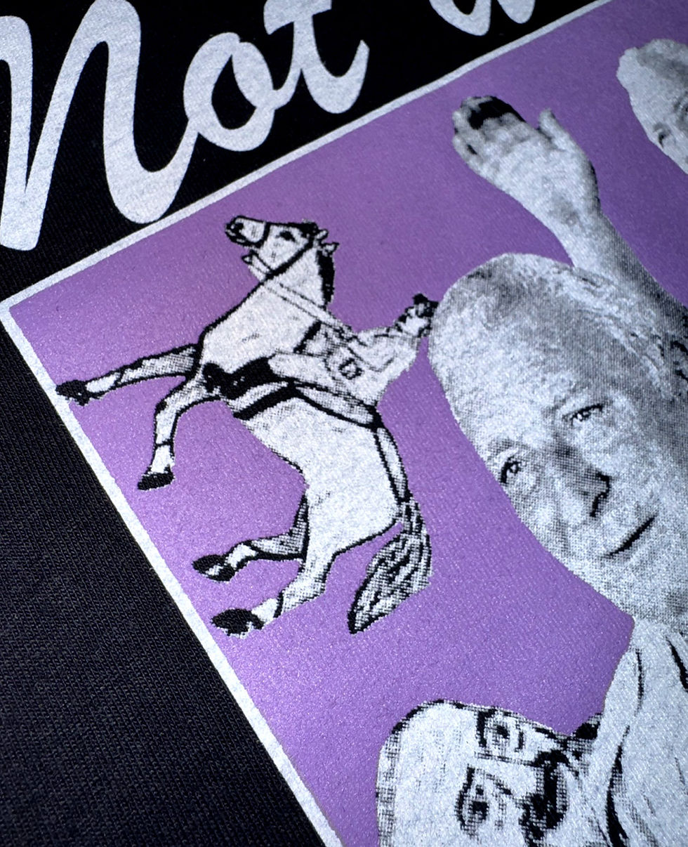 Miniatura: NOT ALL MEN T-shirt streetwear ironica in cotone”