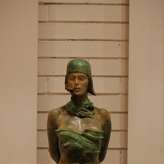 Bronze sculpture made by the italian artist Giuseppe Tirelli, now at the Bargello Art Gallery in Siena