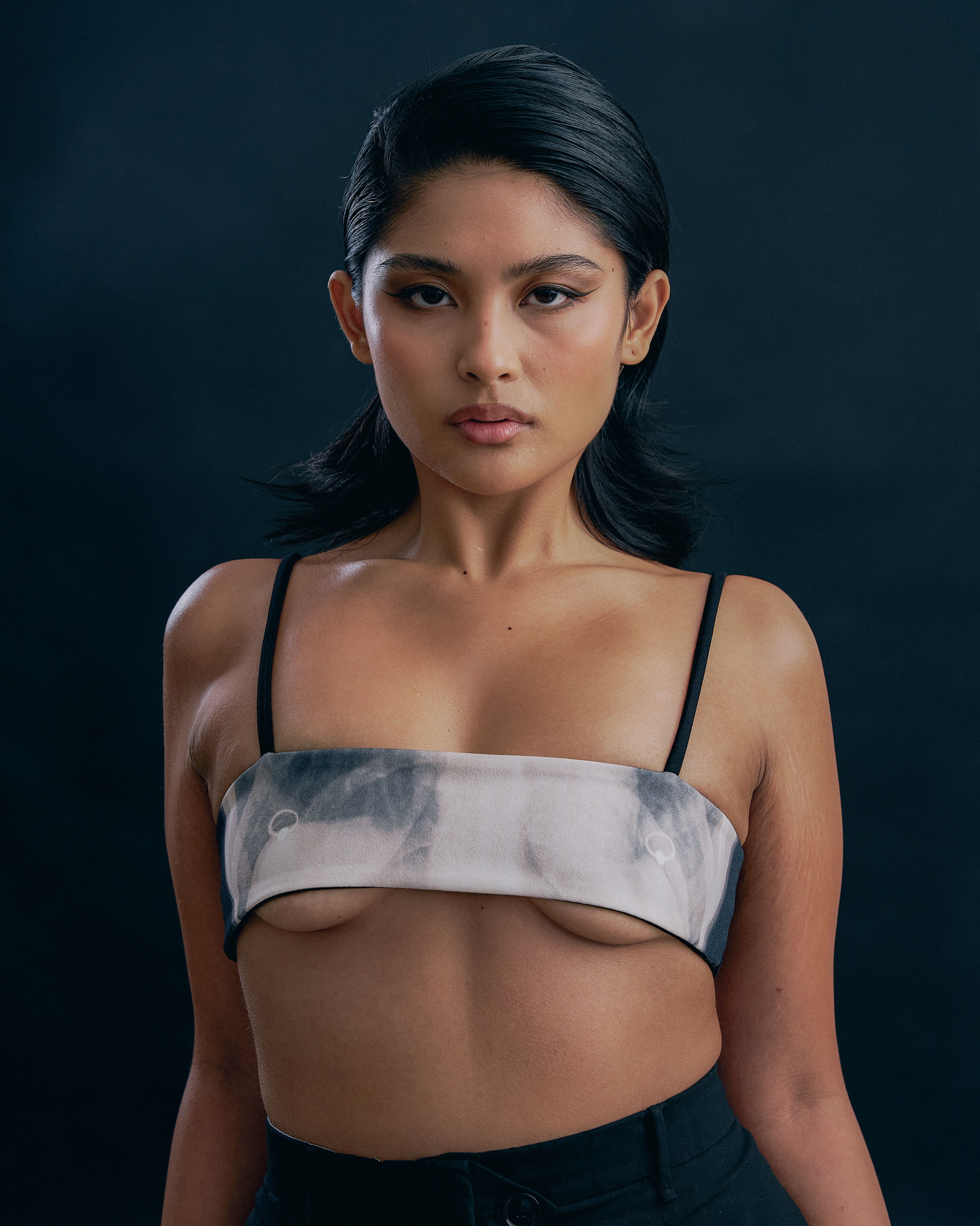 Pierced X-Ray Koui Underboob Top