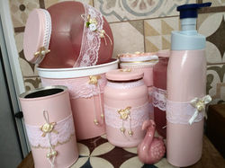 potinhos rosa para quarto de bebe