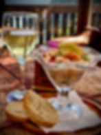 Ceviche de Salmón con camarones 