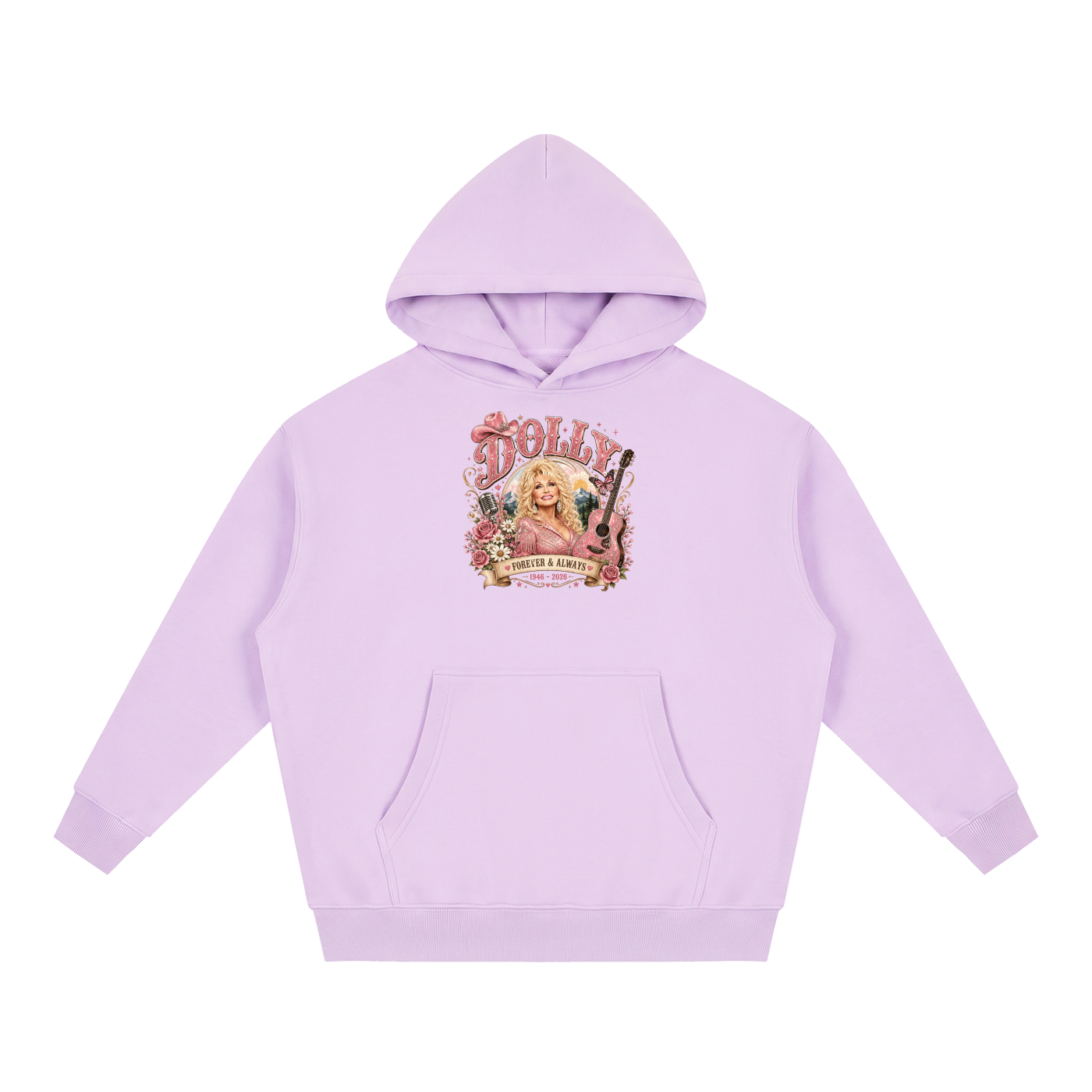 Essential Oversized Boxy Fit Fleece Hoodie