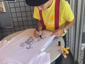 【夏休みスペシャル企画!】わたなべ画伯のイラストTシャツ販売 in 栃木