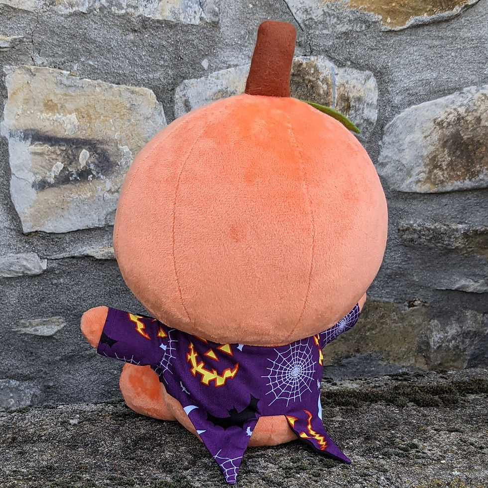 Thumbnail: Halloween Dandy Pumpkin Plushie